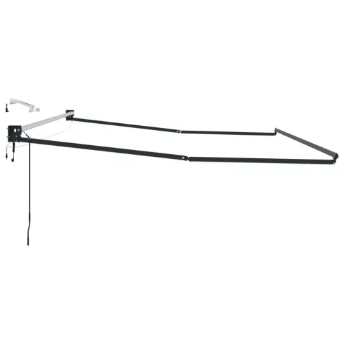  Elektromos kihúzható napellenző keret Antracit 4 × 3 m