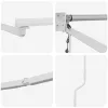  Elektromos kihúzható napellenző keret Fehér 3 x 2,5 m Acél