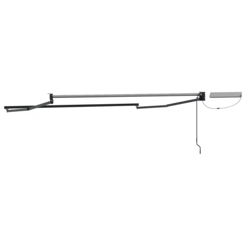  Elektromos kihúzható napellenző keret Antracit 3 x 2,5 m Acél