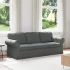  Kanapé Sötétszürke 215 x 82 x 80 cm Fém