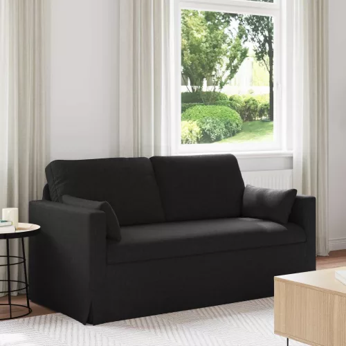  Kanapé Fekete 160 x 78 x 80 cm Fém