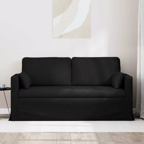  Kanapé Fekete 160 x 78 x 80 cm Fém