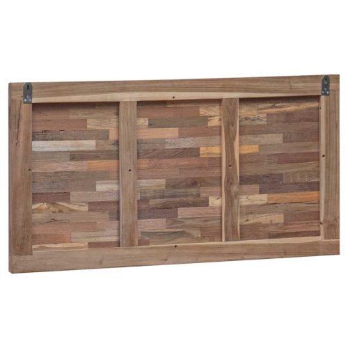  Fejtámla Falra szerelhető Természetes 100 cm Tömör Teakfa