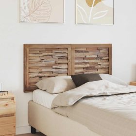    Fejtámla Falra szerelhető Természetes 120 cm Tömör Teakfa