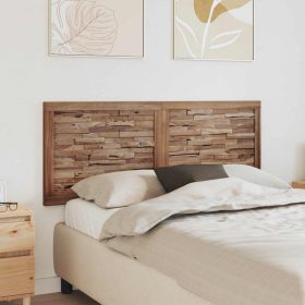    Fejtámla Falra szerelhető Természetes 140 cm Tömör Teakfa