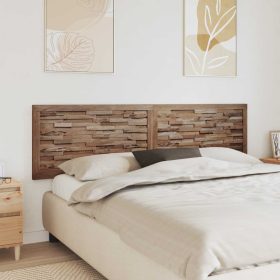    Fejtámla Falra szerelhető Természetes 200 cm Tömör Teakfa