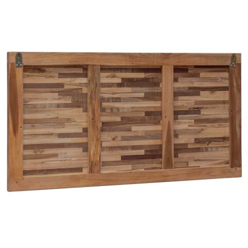  Fejtámla Falra szerelhető Természetes 100 cm Tömör Teakfa