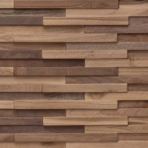  Fejtámla Falra szerelhető Természetes 100 cm Tömör Teakfa