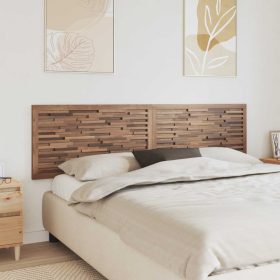    Fejtámla Falra szerelhető Természetes 200 cm Tömör Teakfa