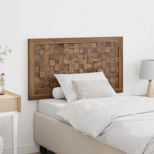  Fejtámla Falra szerelhető Természetes 100 cm Tömör Teakfa