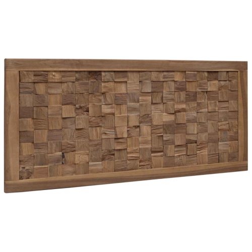  Fejtámla Falra szerelhető Természetes 100 cm Tömör Teakfa