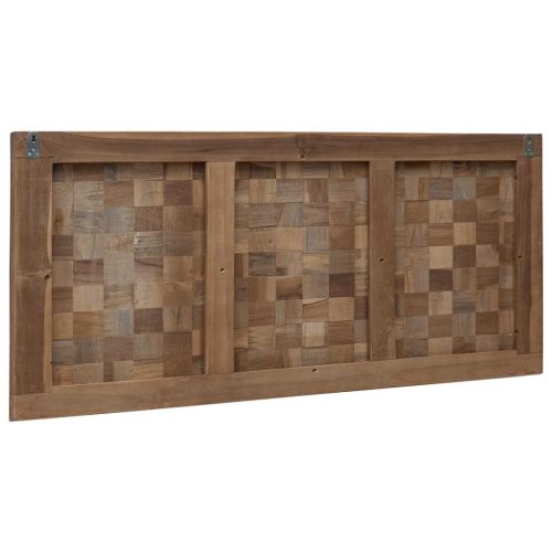  Fejtámla Falra szerelhető Természetes 100 cm Tömör Teakfa