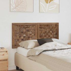    Fejtámla Falra szerelhető Természetes 120 cm Tömör Teakfa