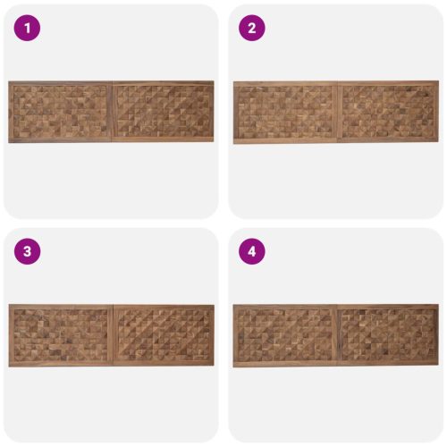  Fejtámla Természetes Szilárd Teak