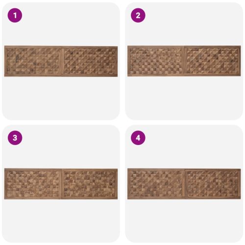  Fejtámla Természetes Szilárd Teak