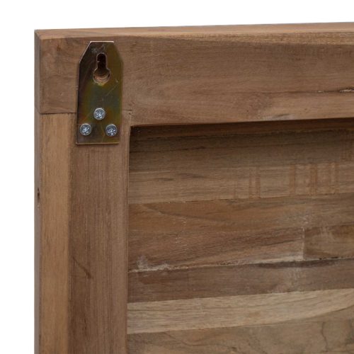  Fejtámla Falra szerelhető Természetes 100 cm Tömör Teakfa