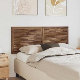    Fejtámla Falra szerelhető Természetes 140 cm Tömör Teakfa