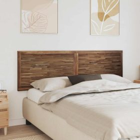    Fejtámla Falra szerelhető Természetes 180 cm Tömör Teakfa