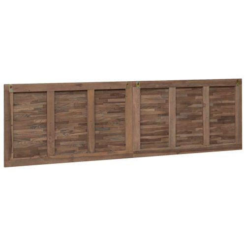  Fejtámla Falra szerelhető Természetes 180 cm Tömör Teakfa