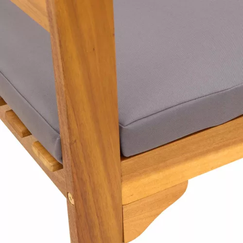  pad Természetes Olaj Bevonat 157 x 46 x 82,5 cm Tömör Akácfa