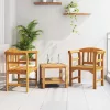  pad Természetes Olaj Bevonat 68,5 x 46 x 82,5 cm Tömör Akácfa