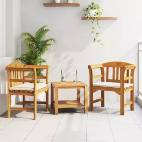    pad Természetes Olaj Bevonat 68,5 x 46 x 82,5 cm Tömör Akácfa