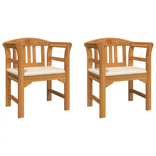  pad Természetes Olaj Bevonat 68,5 x 46 x 82,5 cm Tömör Akácfa