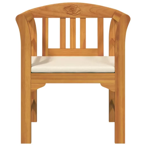  pad Természetes Olaj Bevonat 68,5 x 46 x 82,5 cm Tömör Akácfa