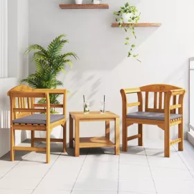    pad Természetes Olaj Bevonat 68,5 x 46 x 82,5 cm Tömör Akácfa