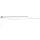  Kézi napellenző keret LED világítással Fehér 5 x 3 m Alumínium
