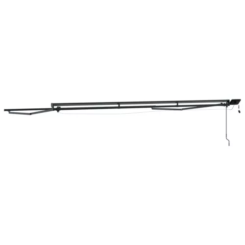  Kézi napellenző keret LED világítással Antracit 4,5 × 3,5 m