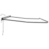  Elektromos napernyő keret LED-del Antracit 4,5 × 3,5 m
