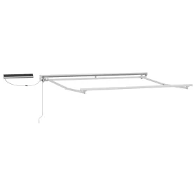    Elektromos kihúzható napellenző keret Fehér 2,5 x 2 m Acél