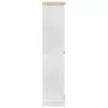  Szekrények fiókkal ajtóval Fehér 55 x 38 x 170 cm Tömör fenyőfa