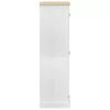  Szekrények polcokkal Fehér 76 x 50 x 170 cm Tömör fenyőfa