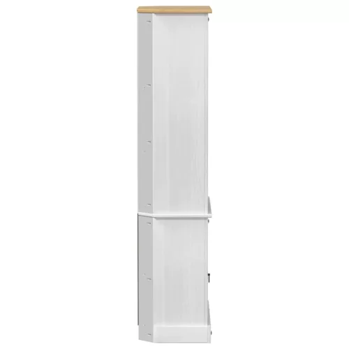  Magasfiú Fehér 74 x 38 x 170 cm Tömör fenyőfa