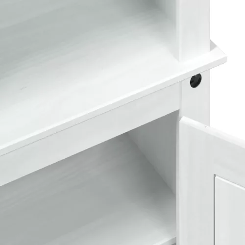  Magasfiú Fehér 74 x 38 x 170 cm Tömör fenyőfa