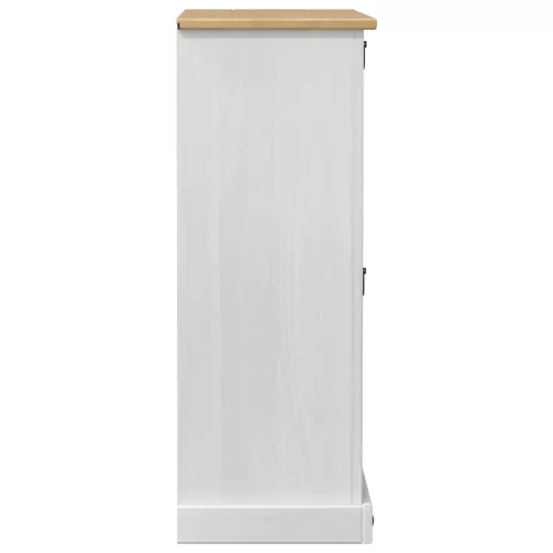  Cipőszekrény Corona Fehér 99 x 32 x 85 cm Tömör fenyőfa