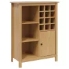  Bor szekrény HILL Méz barna 79.5 x 40 x 107.5 cm Tömör fenyőfa