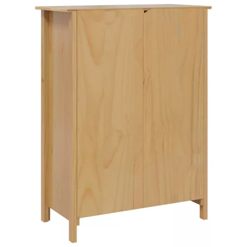  Bor szekrény HILL Méz barna 79.5 x 40 x 107.5 cm Tömör fenyőfa