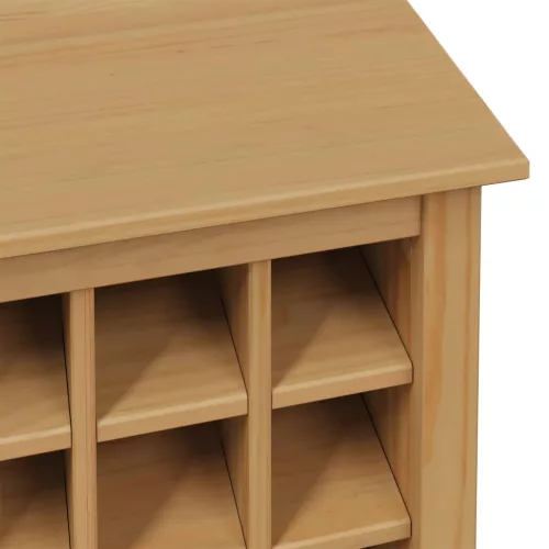  Bor szekrény HILL Méz barna 79.5 x 40 x 107.5 cm Tömör fenyőfa