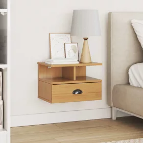    Éjjeliszekrény fiókkal Méz barna 40 x 31 x 27 cm Tömör fenyőfa