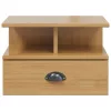 Éjjeliszekrény fiókkal Méz barna 40 x 31 x 27 cm Tömör fenyőfa