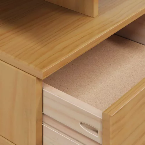  Éjjeliszekrény fiókkal Méz barna 40 x 31 x 27 cm Tömör fenyőfa