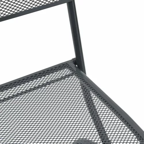  Kerti székek 2 pcs Antracit 52,5 x 46 x 82 cm Vas