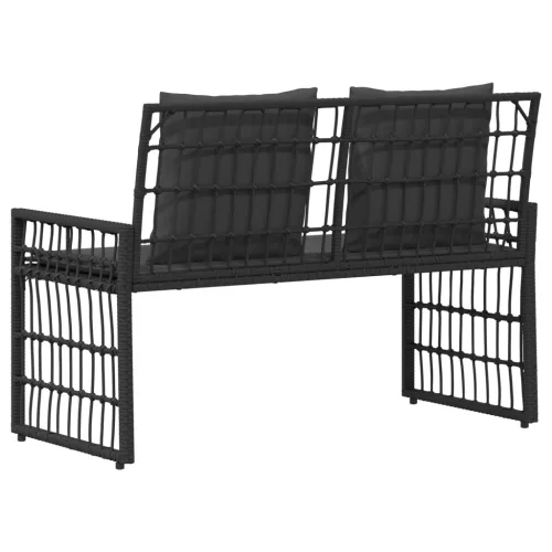  Kerti pad Egyszínű Fekete és Sötétszürke 116 x 55 x 82 cm