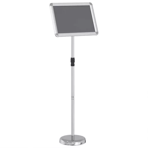  Kiállító Állvány Ezüst 25 x 25 x 125 cm Alumínium