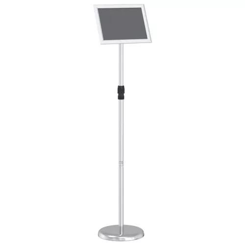  Kiállító Állvány Ezüst 25 x 25 x 125 cm Alumínium