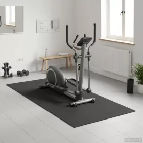  Sportvédő matrac Fekete 180 x 75 x 0,6 cm PVC