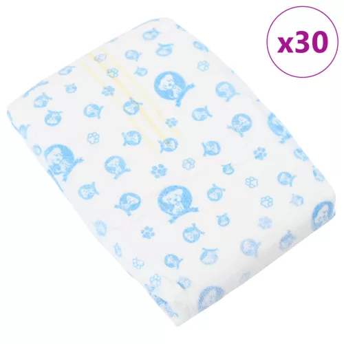  Eldobható Hím Kutya Pelenka 30 pcs Fehér M